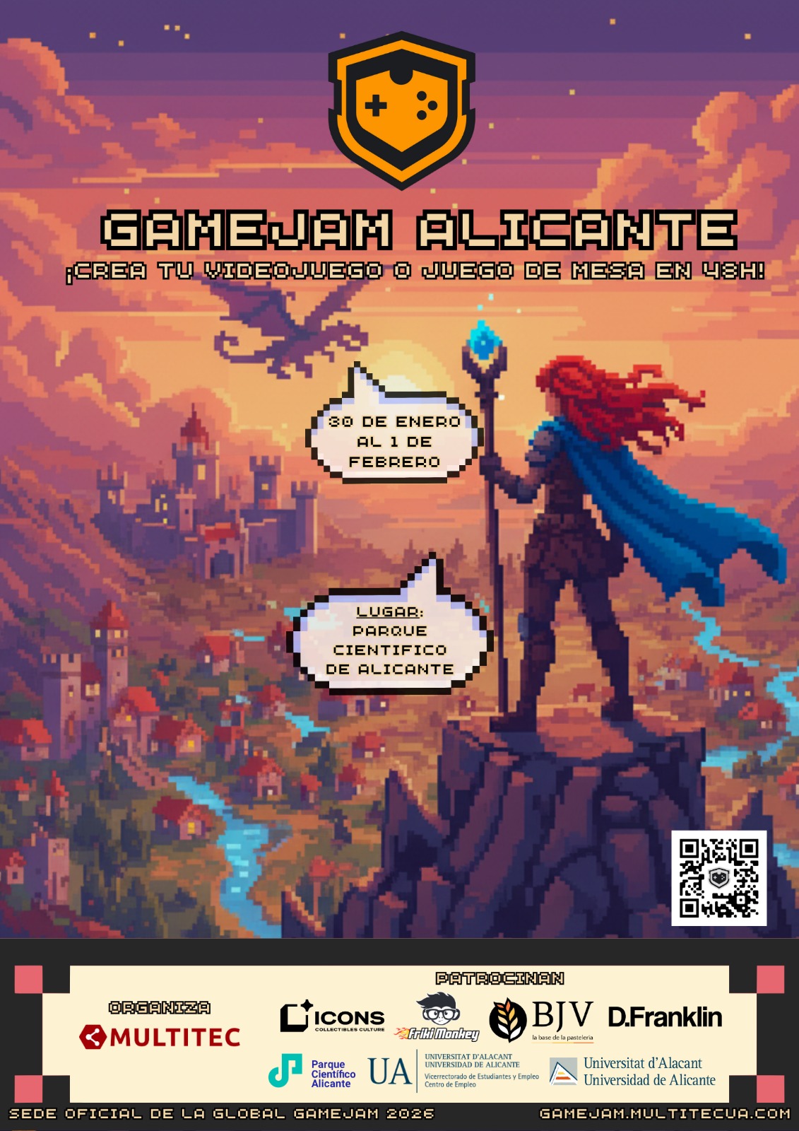 Cartel Gamejam Alicante 2026